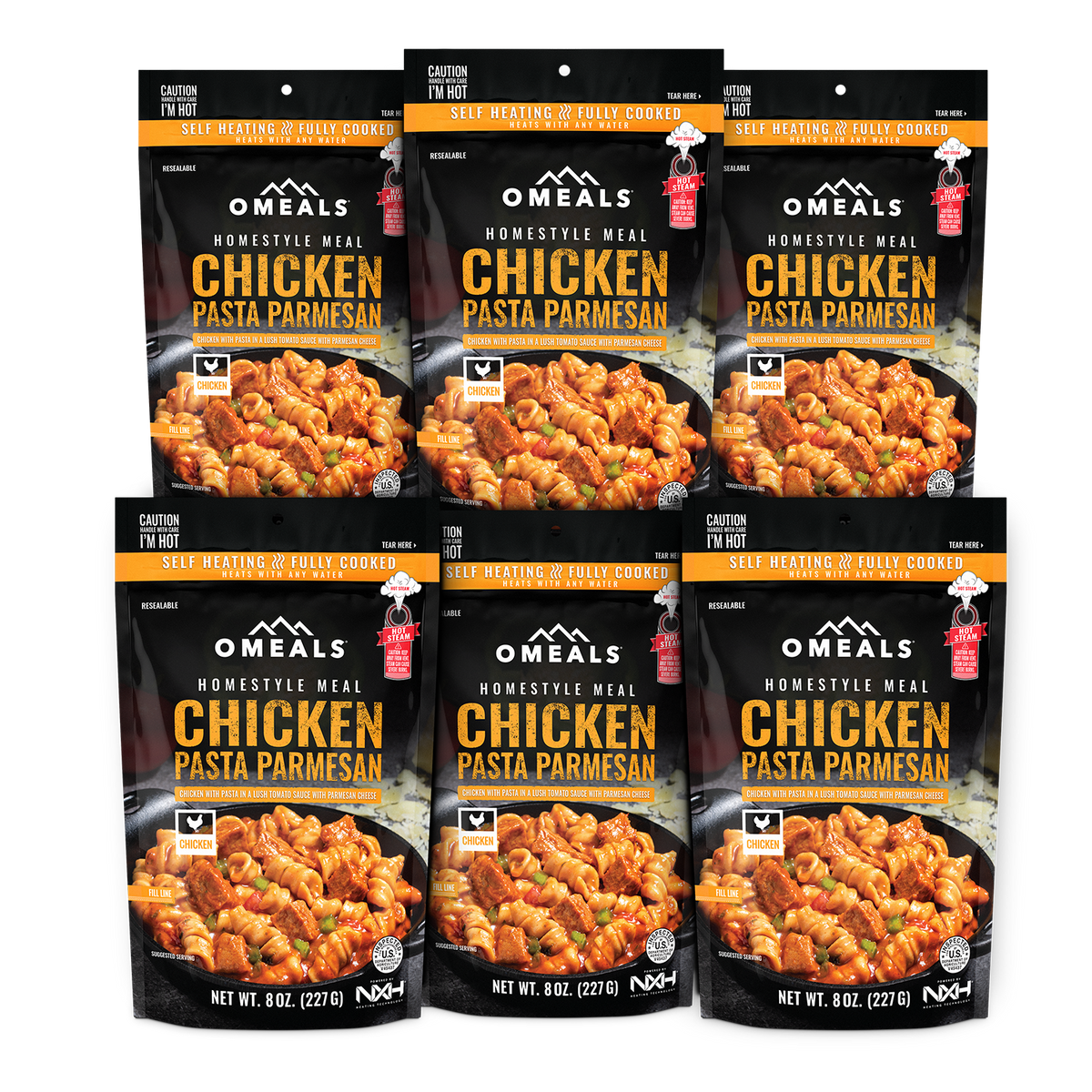 OMEALS® Chicken Pasta Parmesan 6 Pack