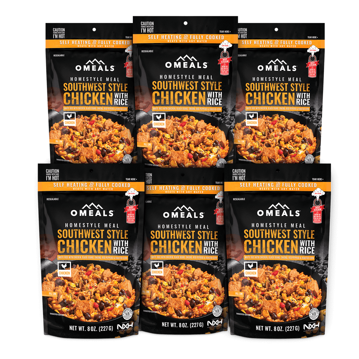 OMEALS® Southwest Style Chicken 6 pack